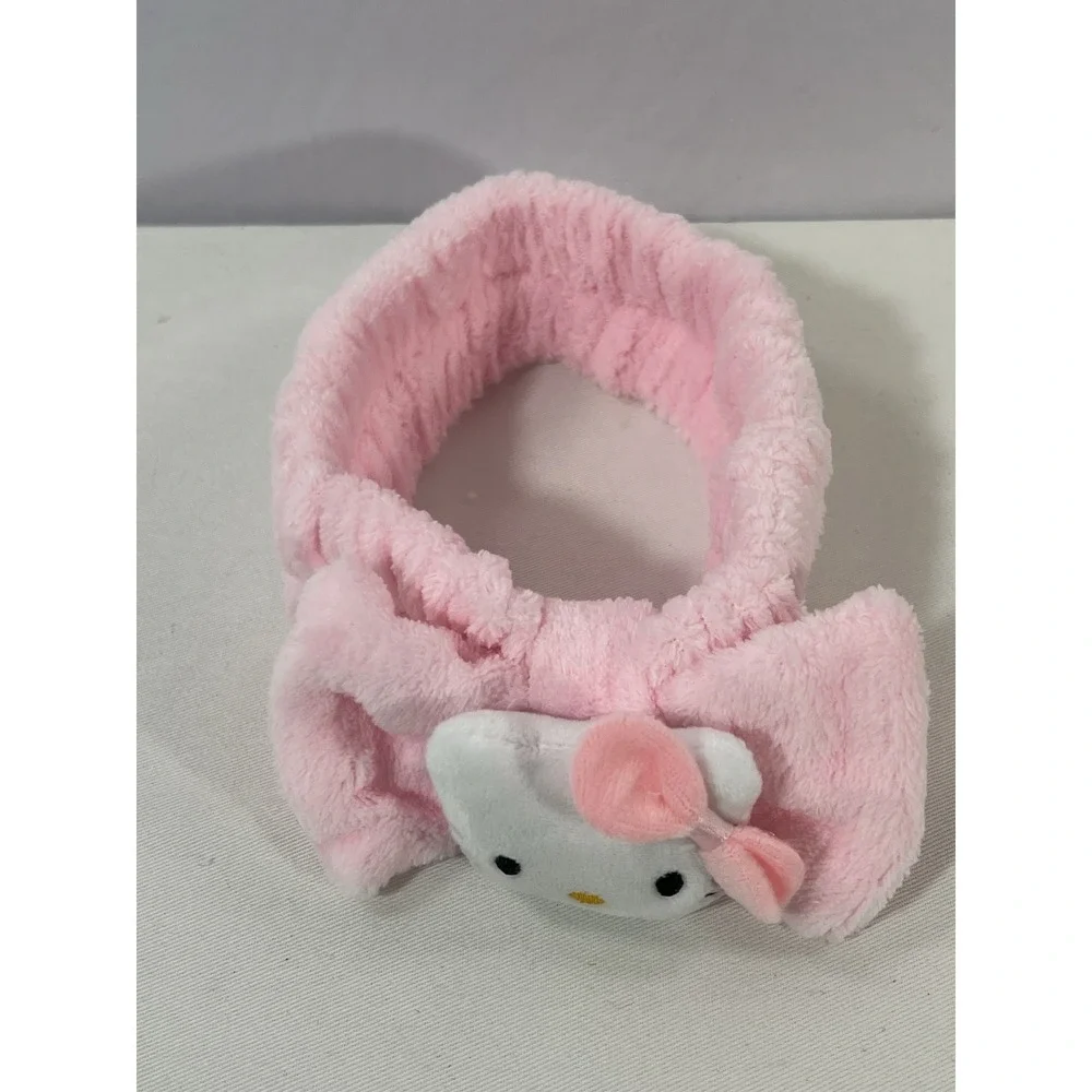 Pink  Headband For Makeup,Face Washing‎ Or Spa Parties For Girls Onesize